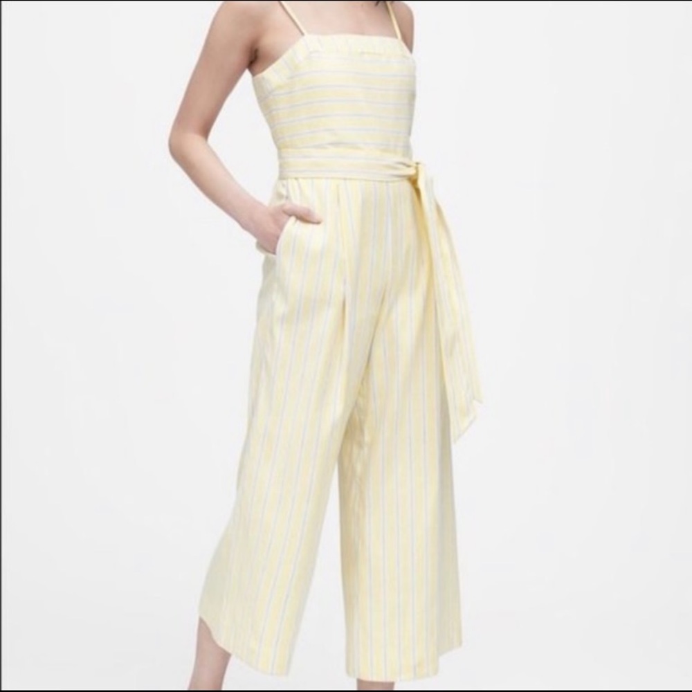 Banana Republic Yellow Jumpsuit NWT